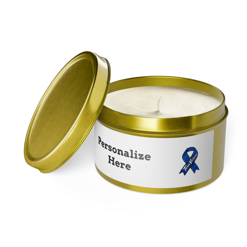 Scented Tin Candle - 4 oz & 8 oz - "Personalize"