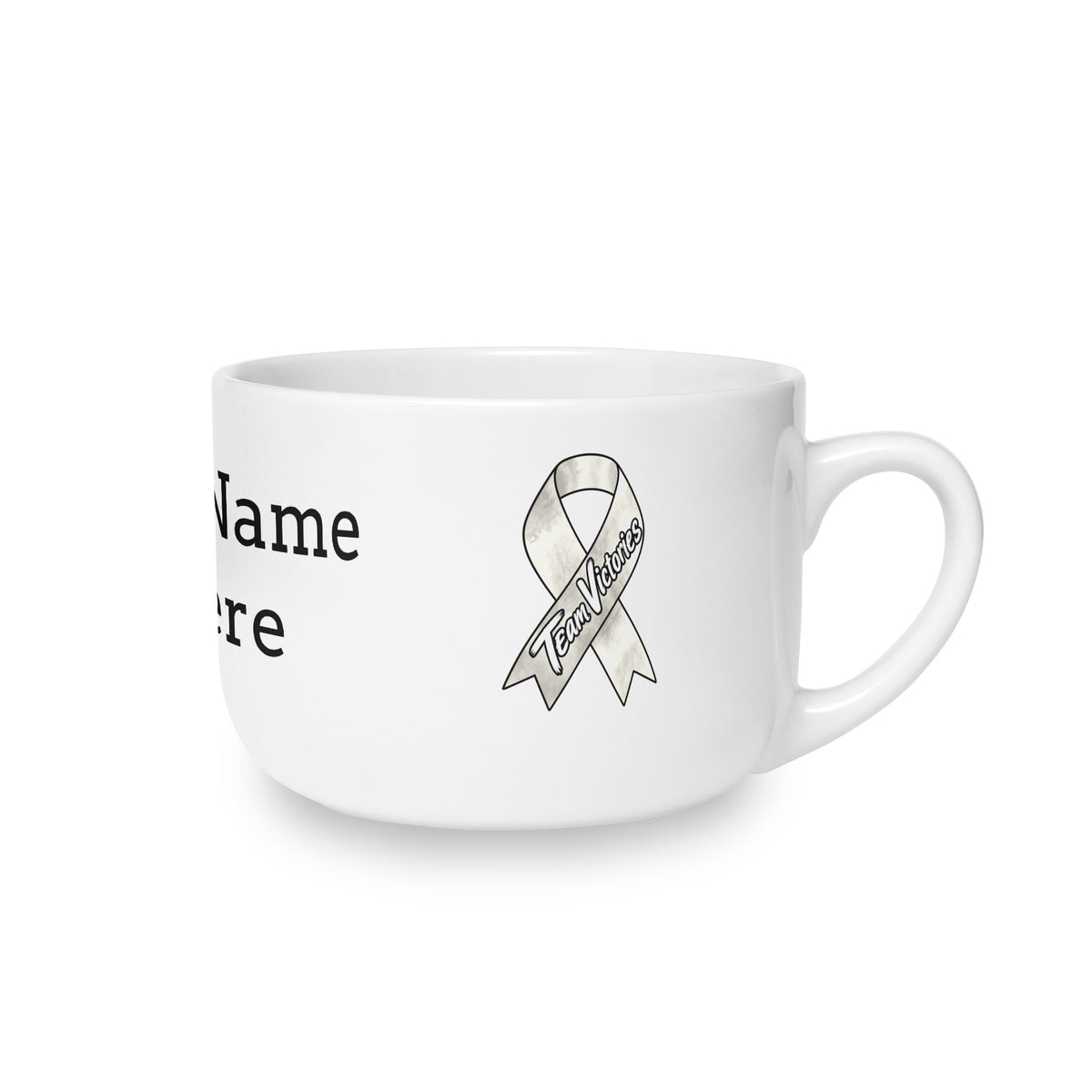 Ceramic Latte Mug - 25 oz - "Add Name Here"