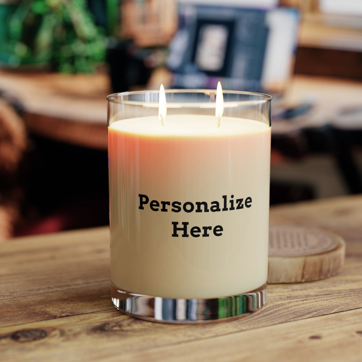Scented Candle - 11oz Glass Jar - "Personalize"