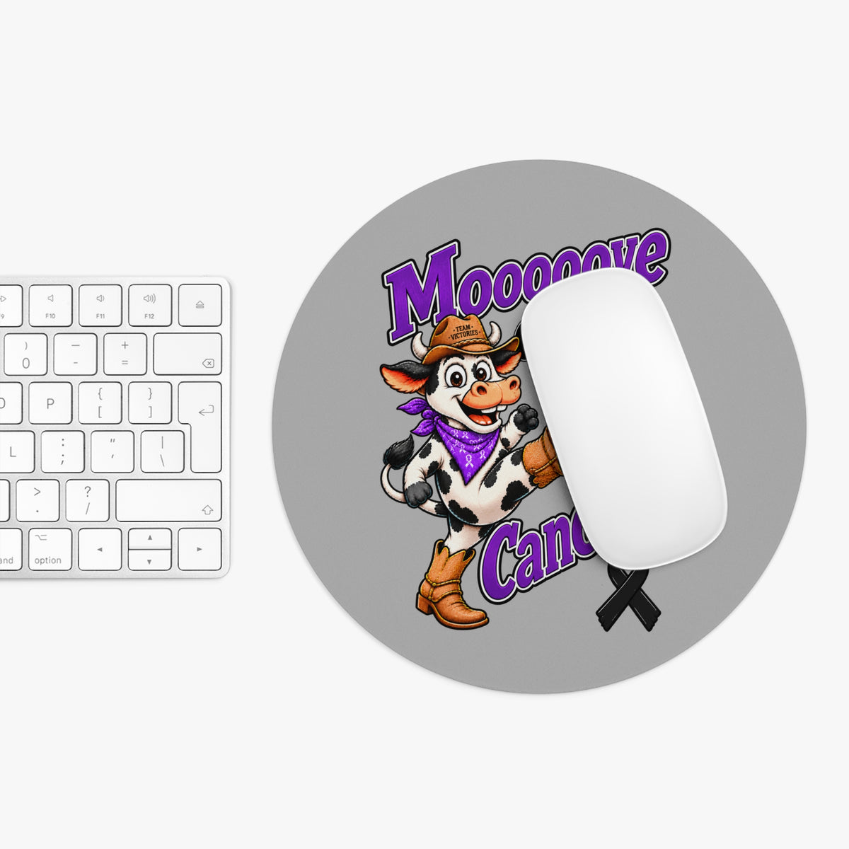 Mouse Pad - Round Lt Grey