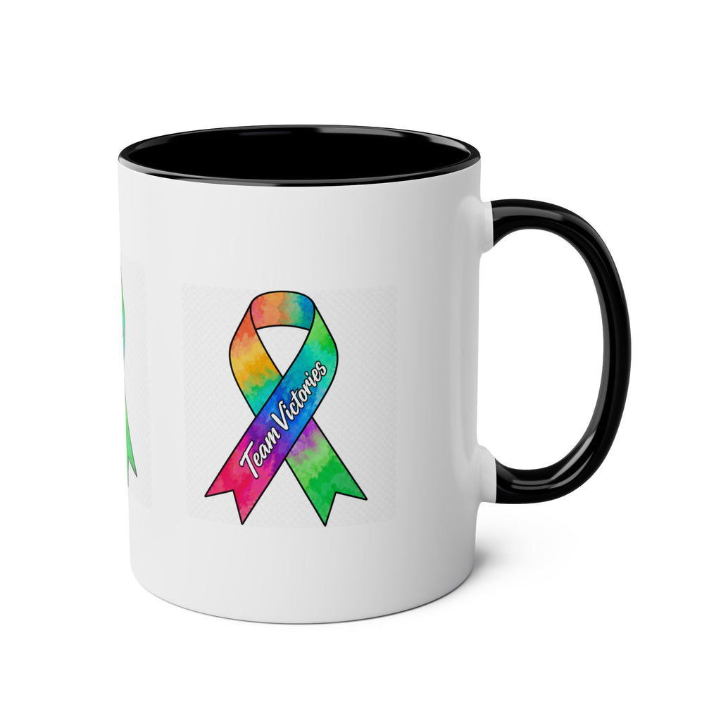 Two-Tone Coffee Mugs, 11oz