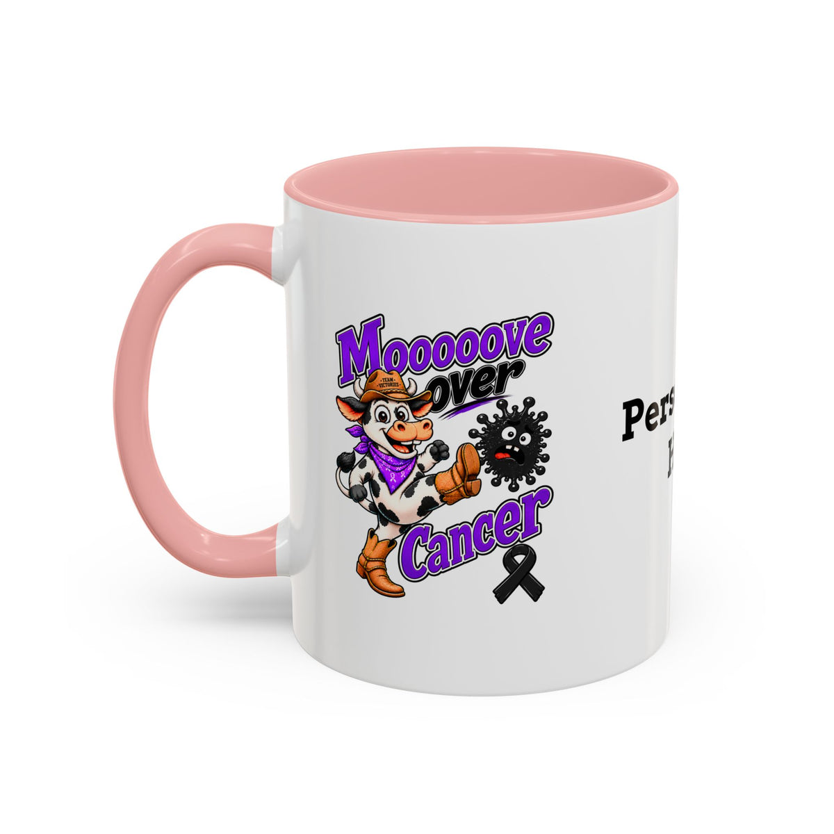 Color Accent Coffee Cup - 11 oz & 15 oz - "Personalize"