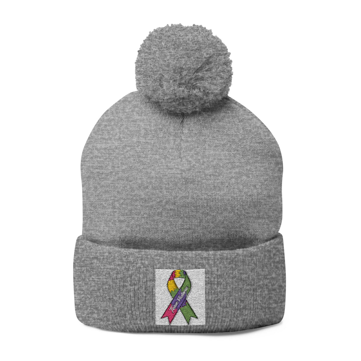 Pom-Pom Knit Cap