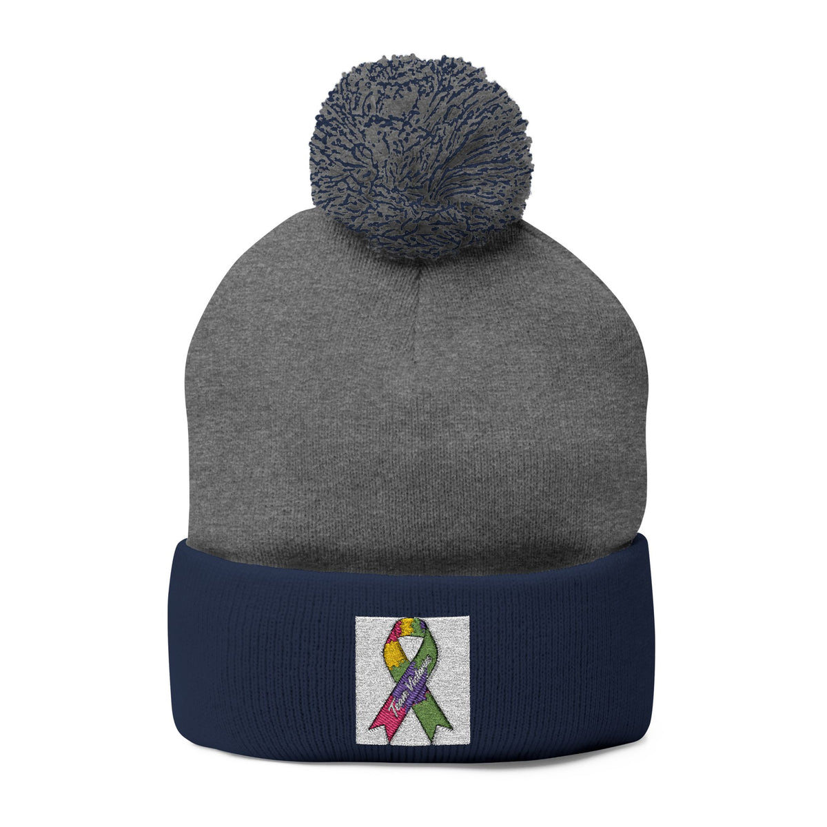 Pom-Pom Knit Cap