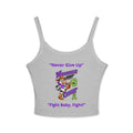 Gray Moooove Over Cancer cropped tank top with Non-Hodgkin/Lymphoma Cancer awareness ribbon