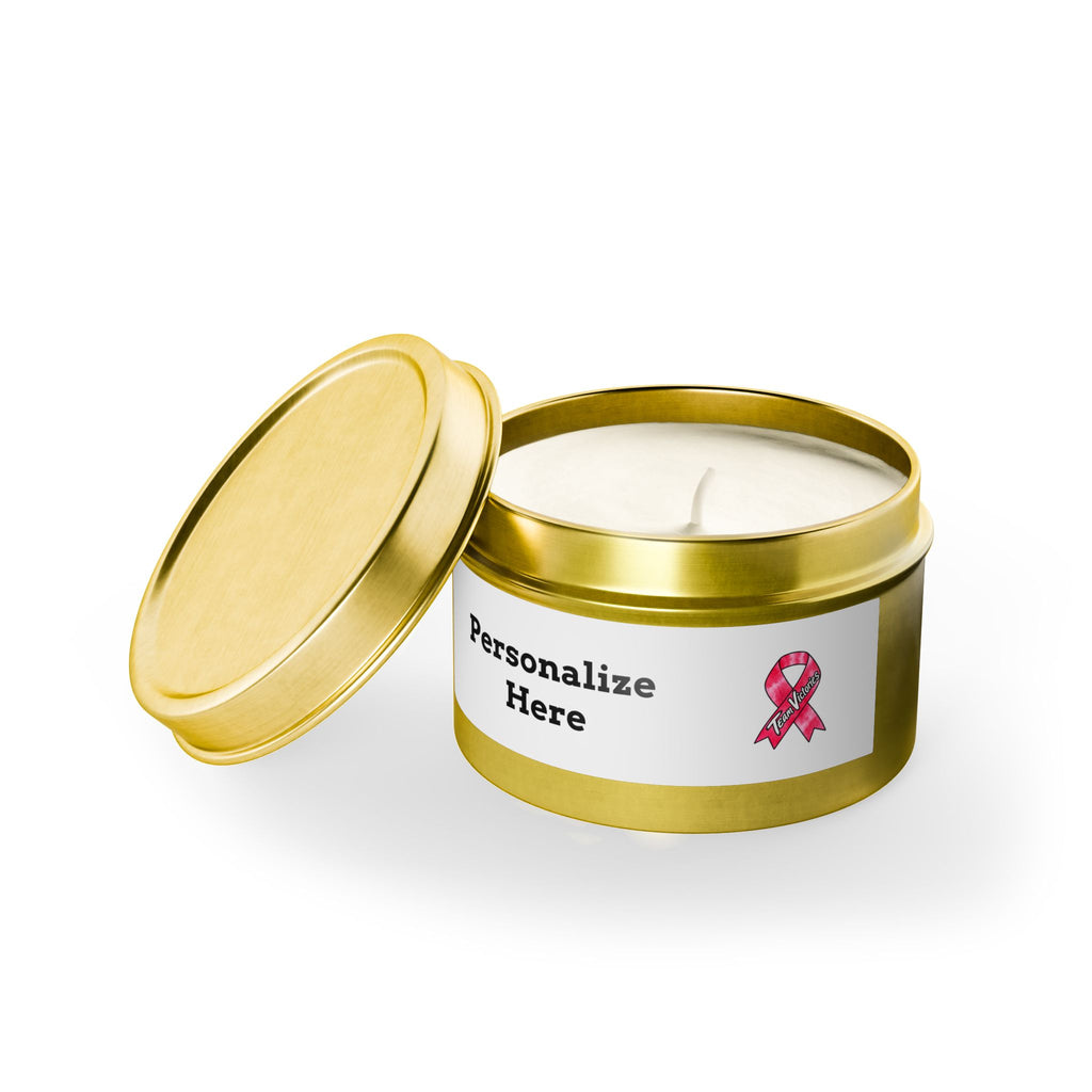Scented Tin Candle - 4 oz & 8 oz - "Personalize"