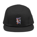 Black Moooove Over Cancer embroidered five-panel cap with colorful front artwork