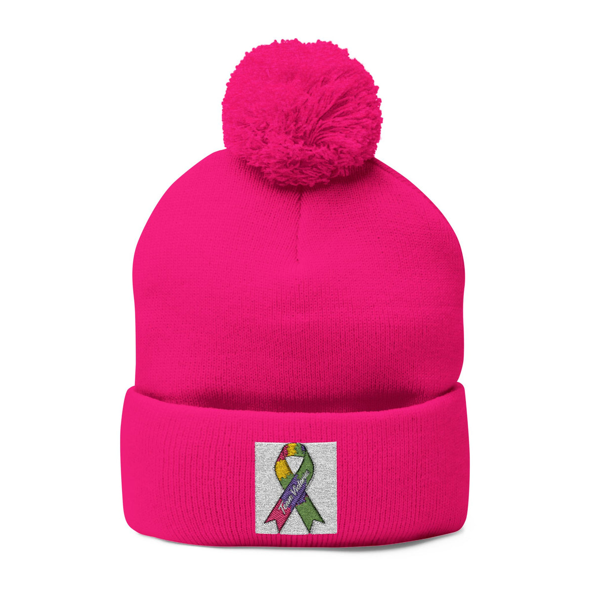 Pom-Pom Knit Cap