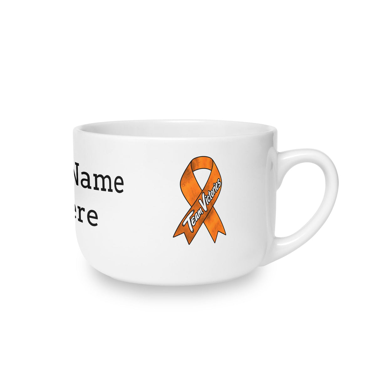 Ceramic Latte Mug - 25 oz - "Add Name Here"