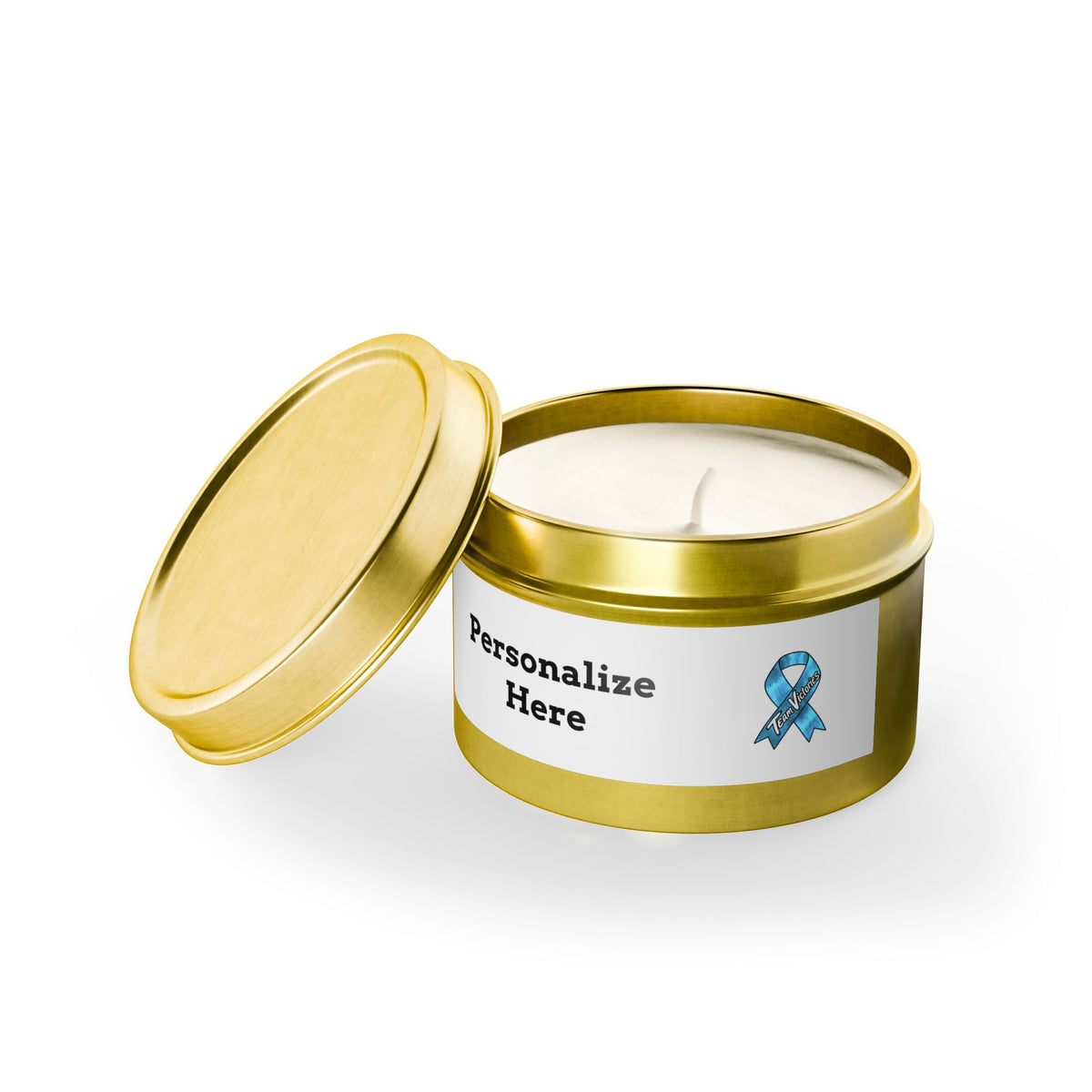 Scented Tin Candle - 4 oz & 8 oz - "Personalize"