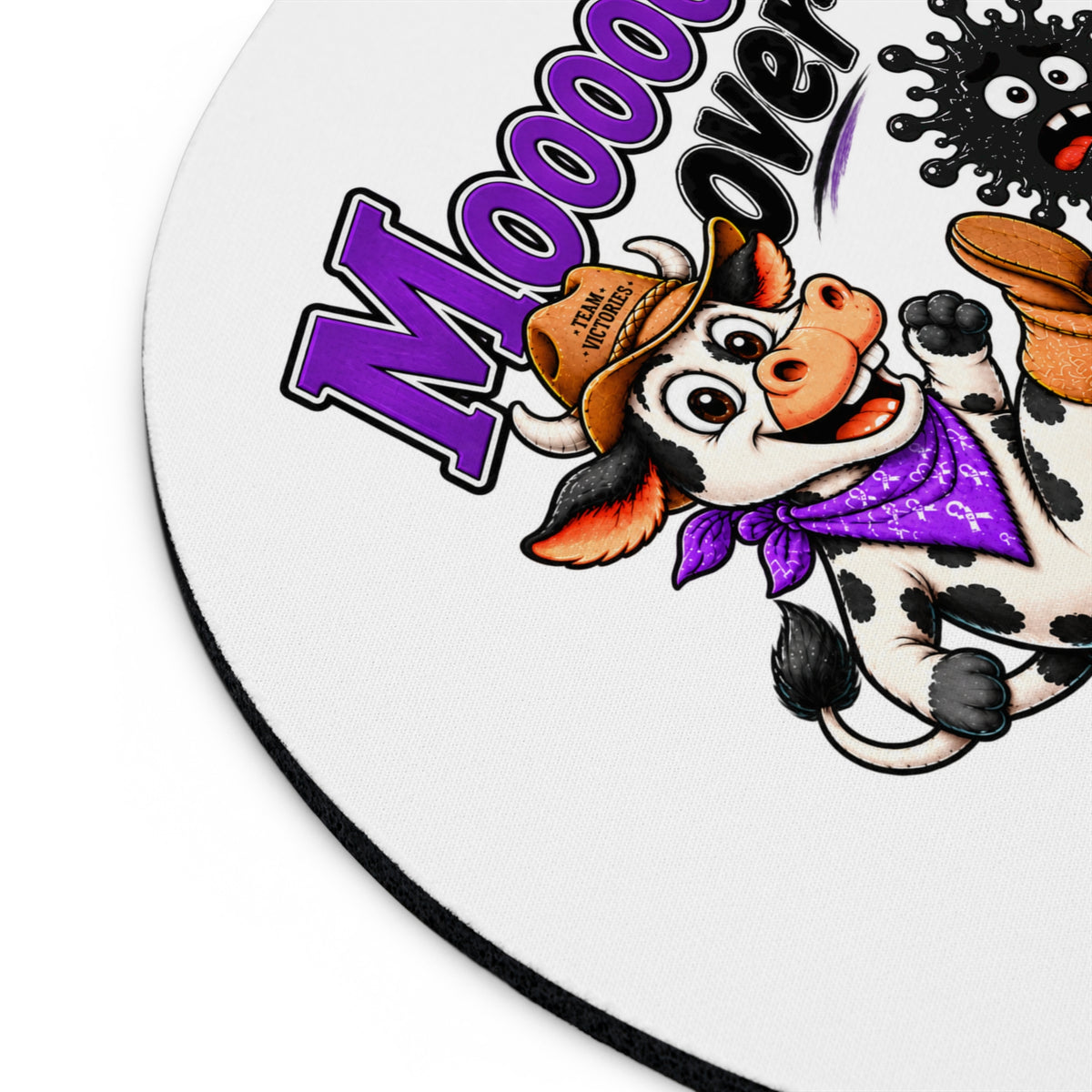 Round Mouse Pad - Victory Gray
