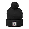 Pom-Pom Knit Cap