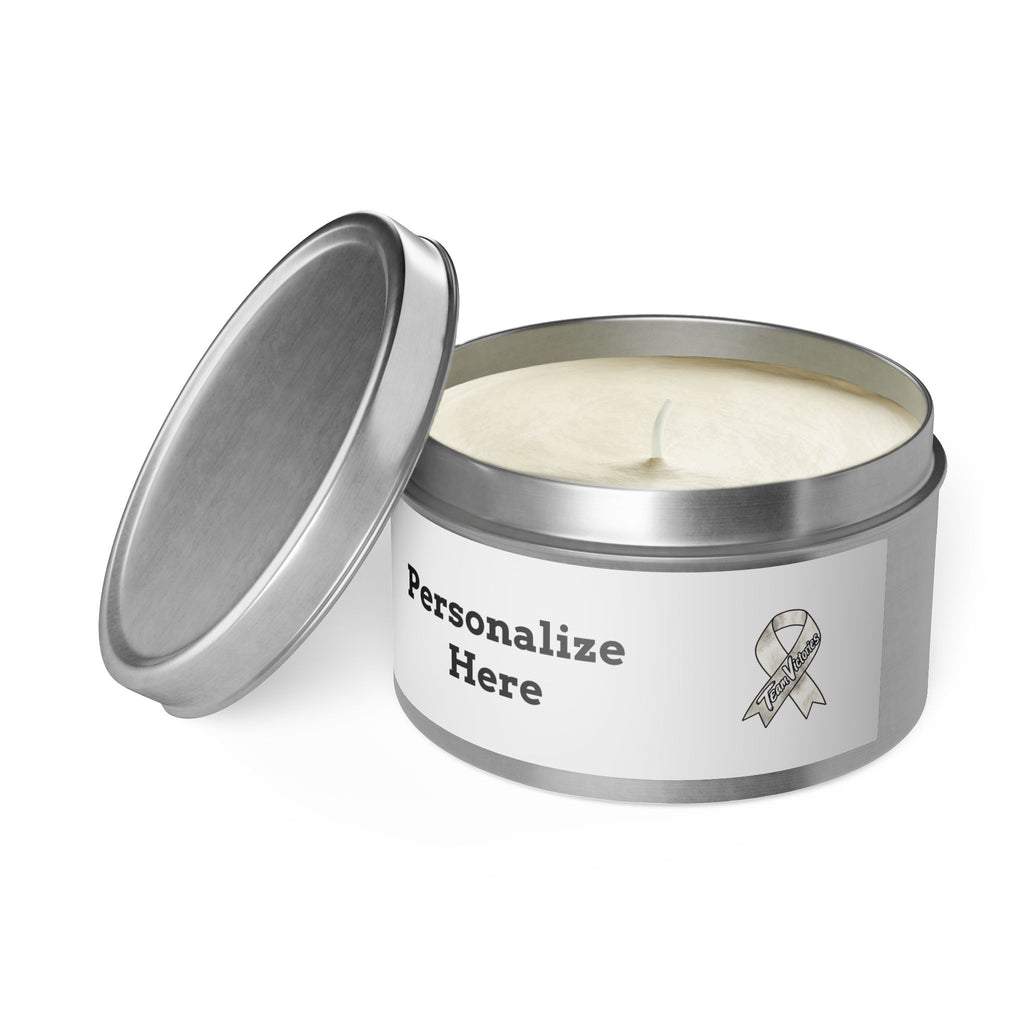 Scented Tin Candle - 4 oz & 8 oz - "Personalize"