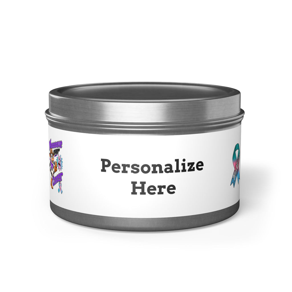 Scented Tin Candle - 4 oz & 8 oz - "Personalize"