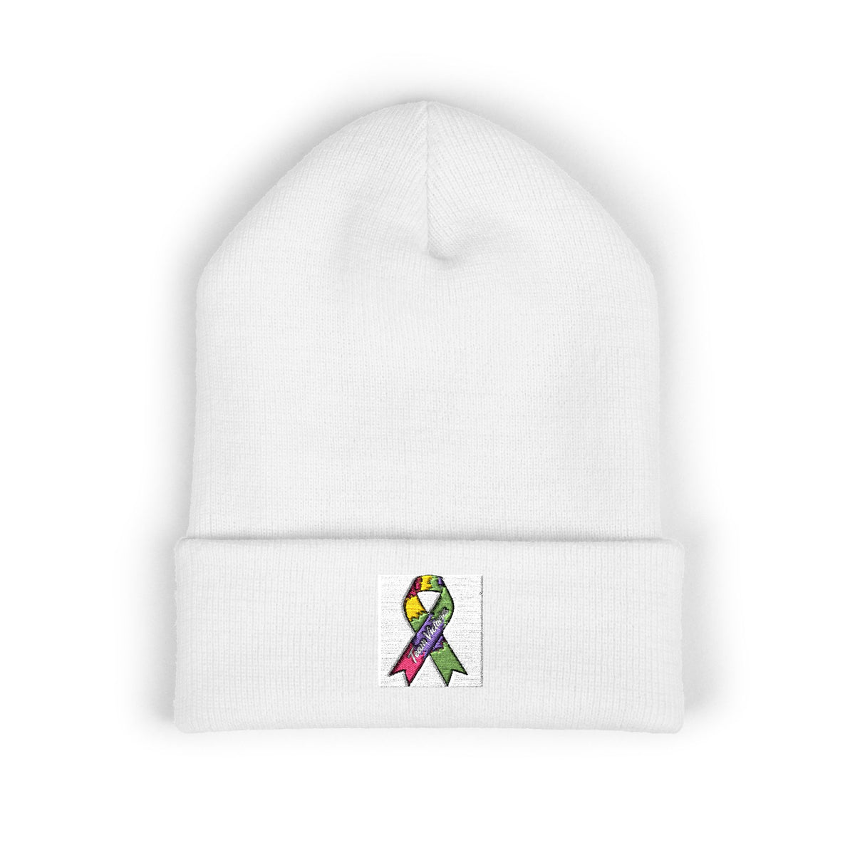 Embroidered Beanie — Cuffed Hat