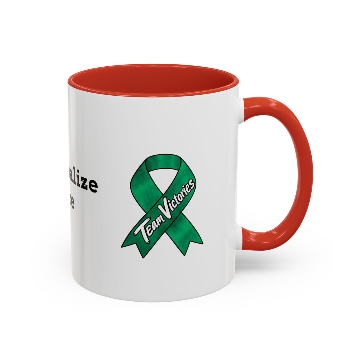 Moooove Over Cancer mug with a blue accent and Liver Cancer awareness ribbon