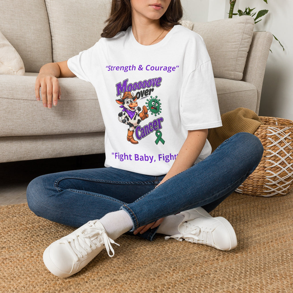 Back view of a plain white T-shirt showing the soft short-sleeve construction
