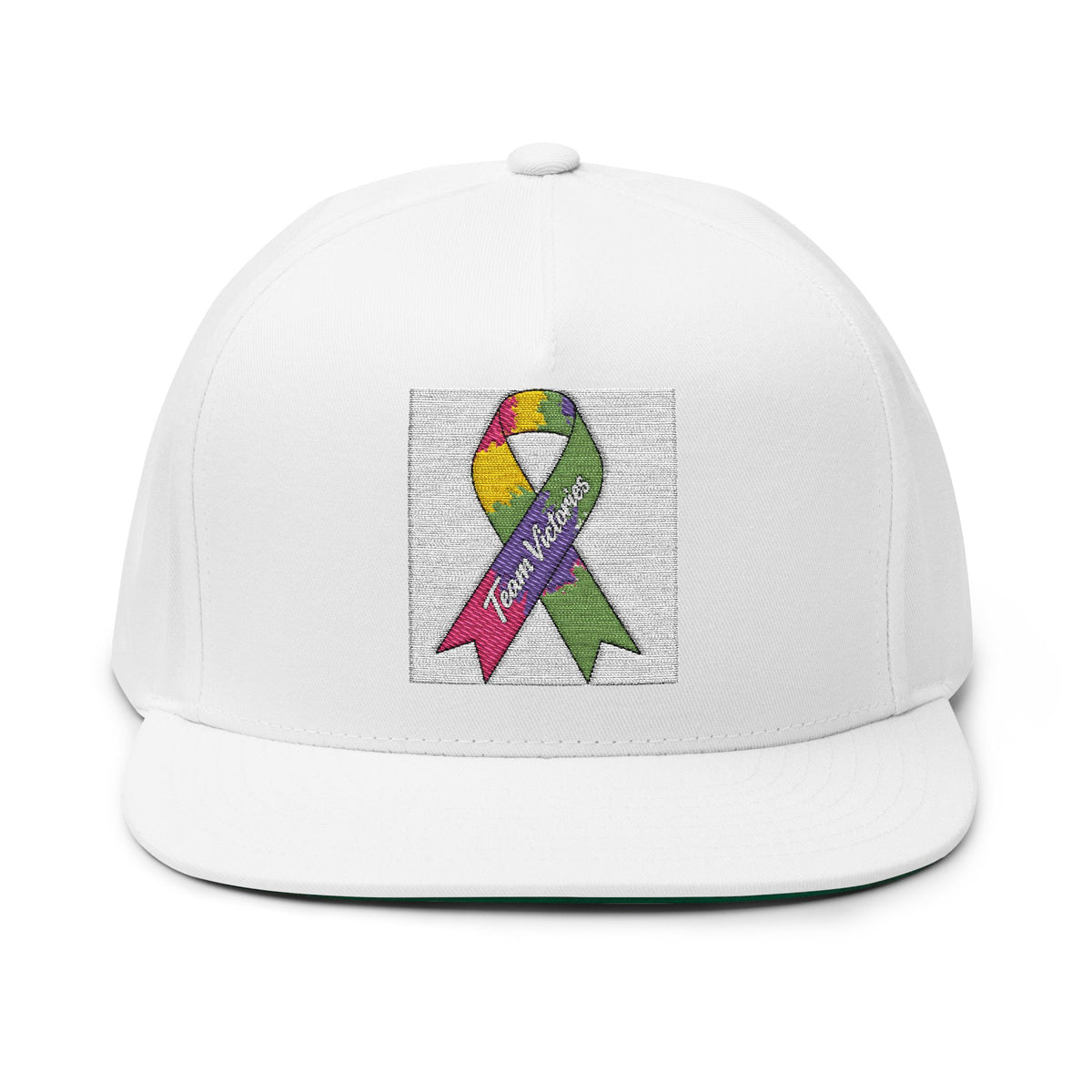Embroidered Flat Bill Cap — Hat