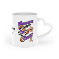 Kickin' Cancer 11 oz Heart-Handle Ceramic Mug