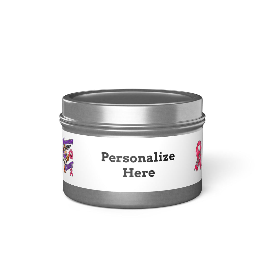 Scented Tin Candle - 4 oz & 8 oz - "Personalize"