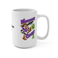 Moooove Over Cancer mug with cow design and Non-Hodgkin/Lymphoma Cancer awareness ribbon