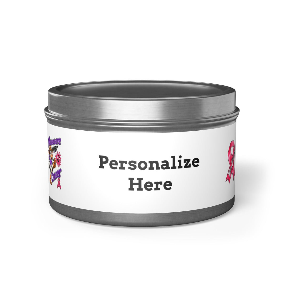 Scented Tin Candle - 4 oz & 8 oz - "Personalize"