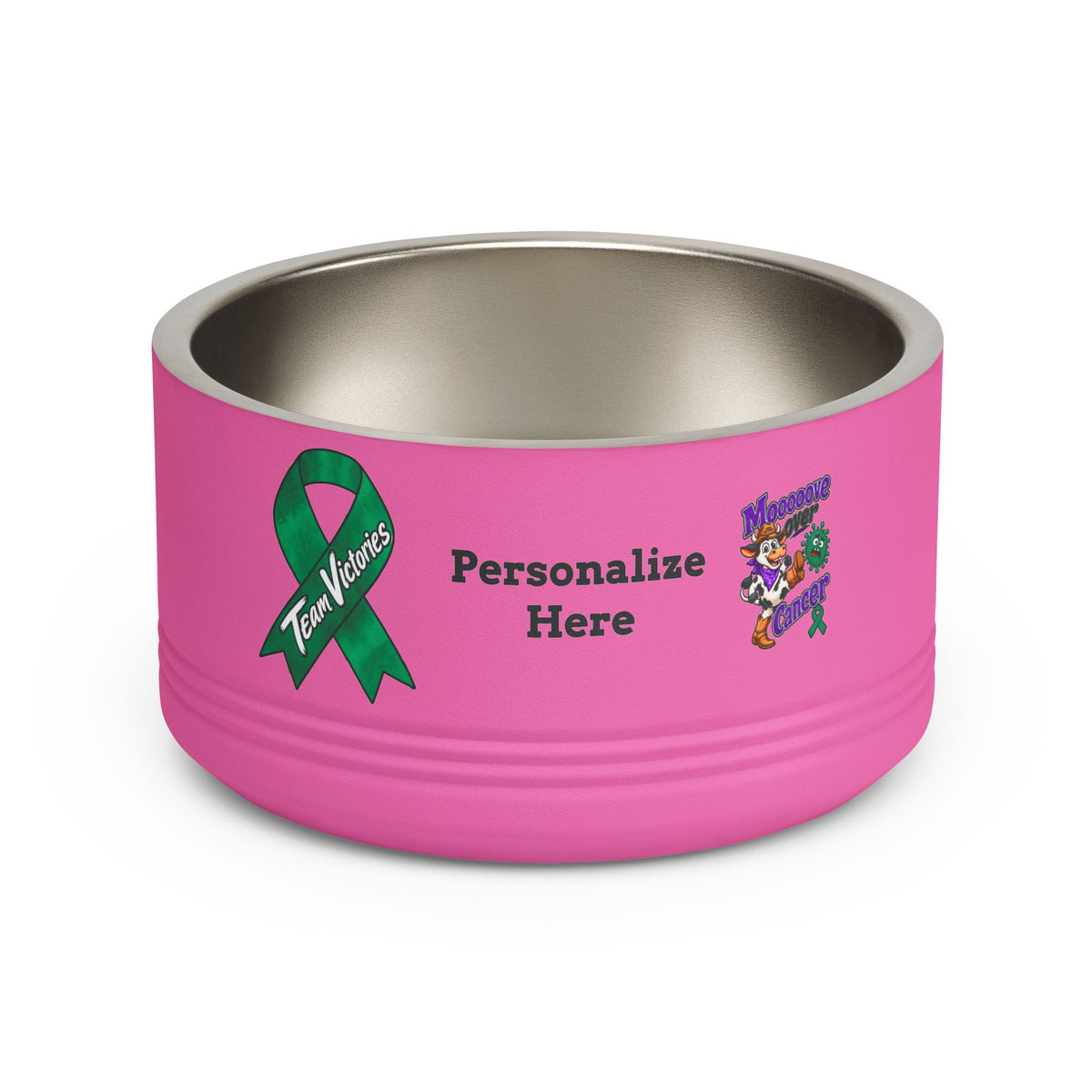 Pet Bowl - Stainless Steel - 18 oz - "Personalize"