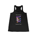 Black Moooove Over Cancer Warrior Strong women's racerback tank with One Day at a Time artwork