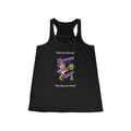 Black Moooove Over Cancer Warrior Strong personalized women's racerback tank front
