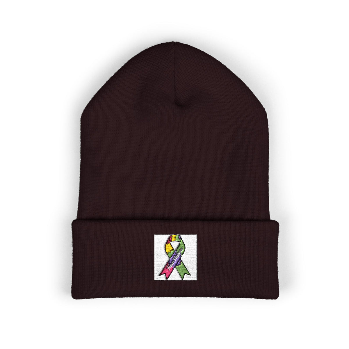 Embroidered Beanie — Cuffed Hat