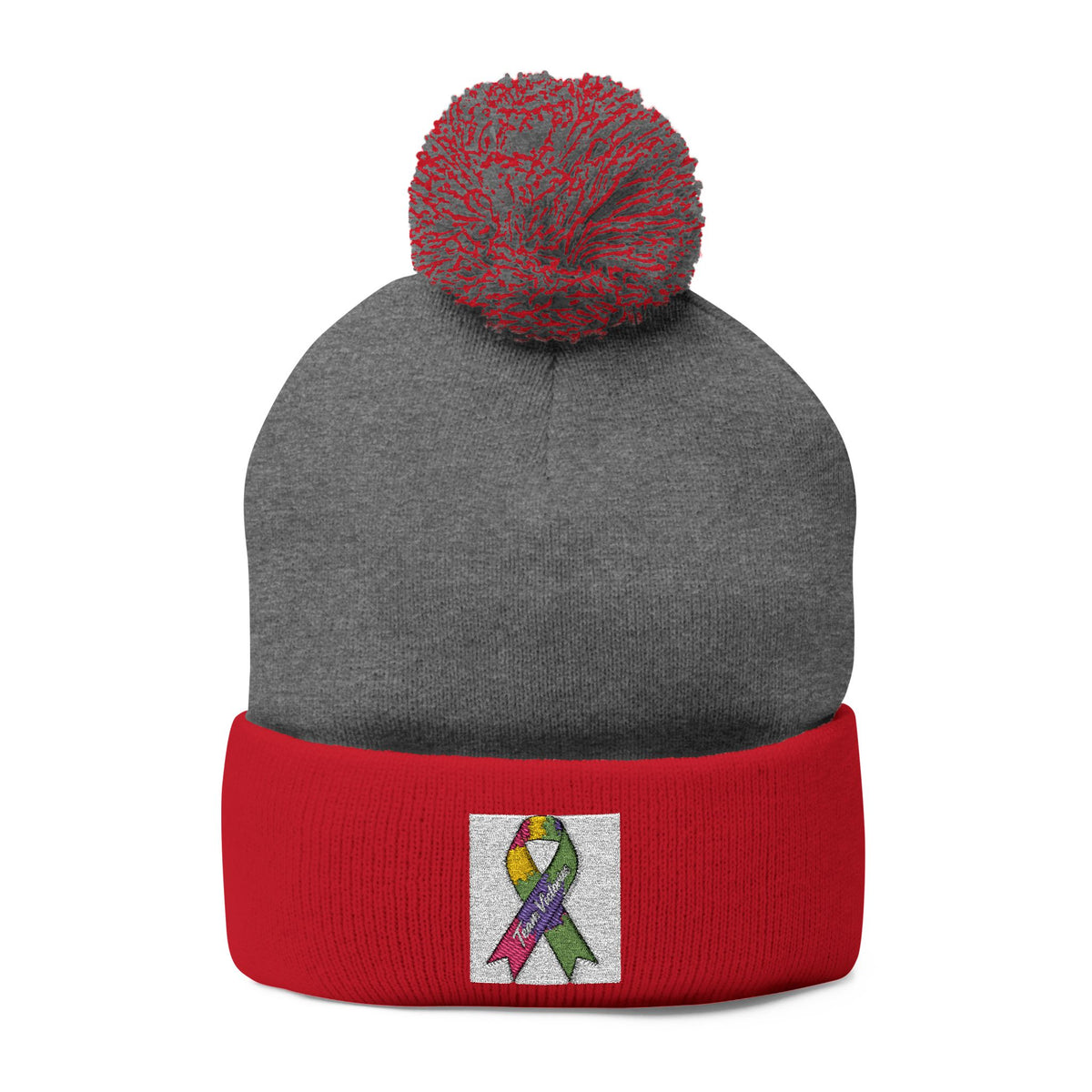 Pom-Pom Knit Cap