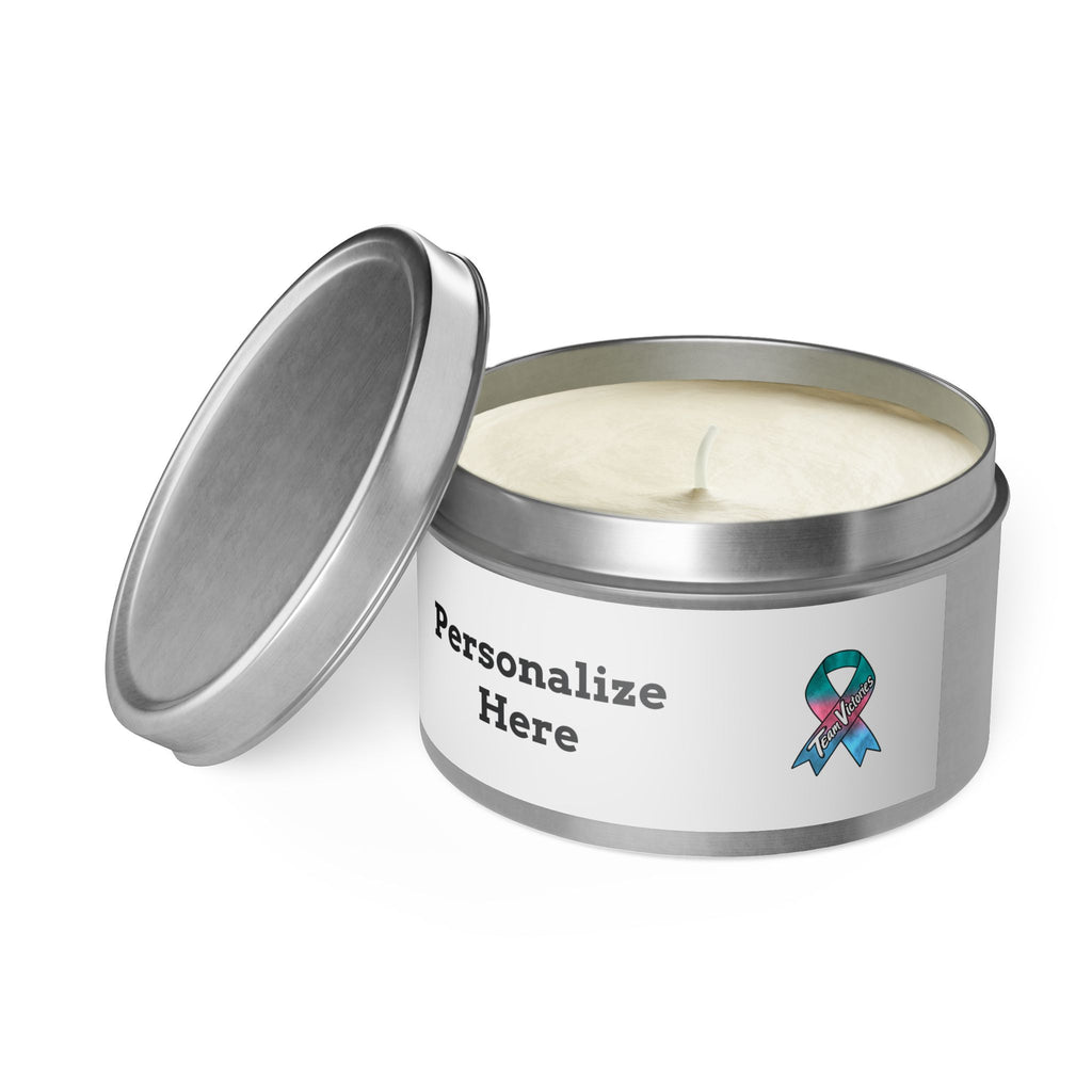 Scented Tin Candle - 4 oz & 8 oz - "Personalize"