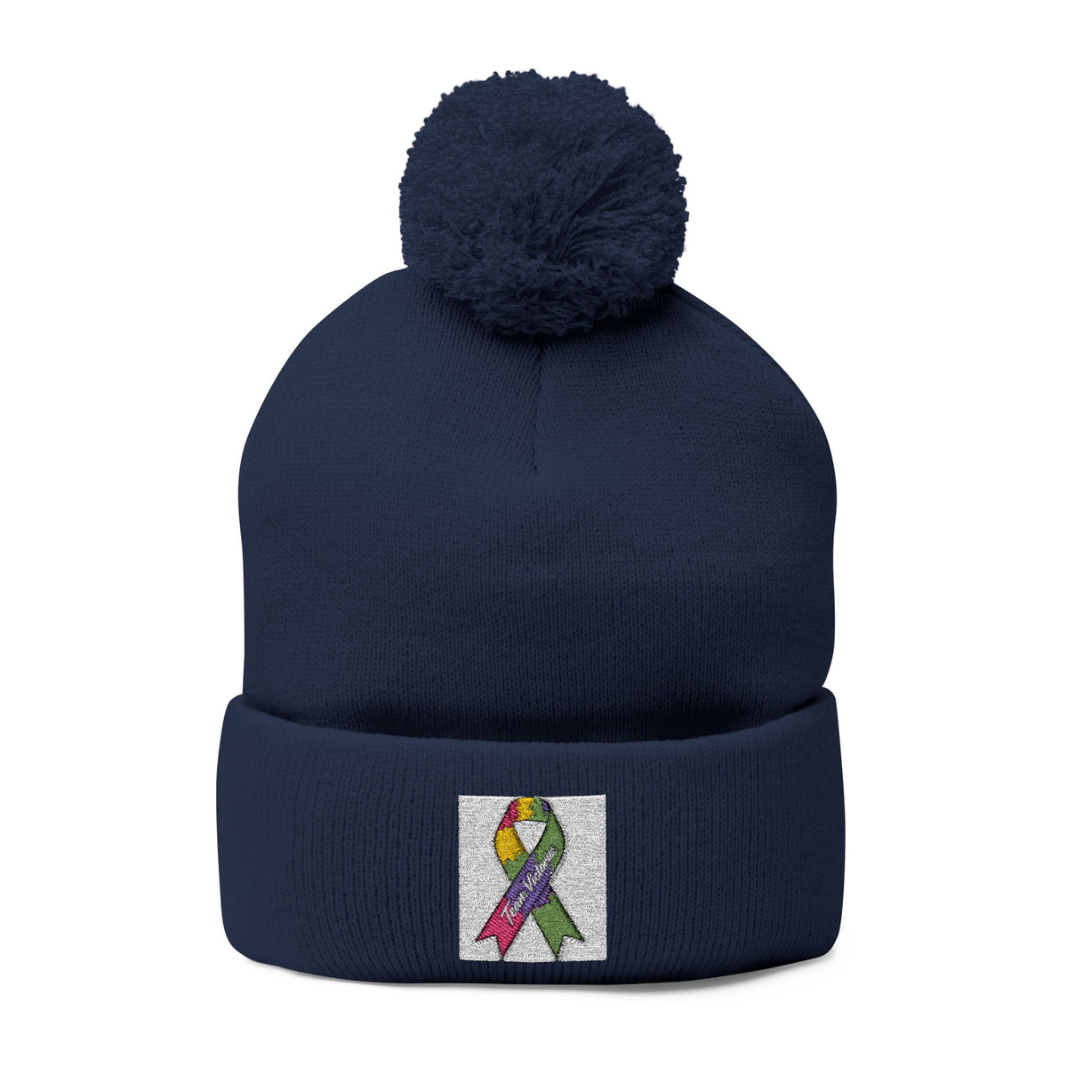 Pom-Pom Knit Cap
