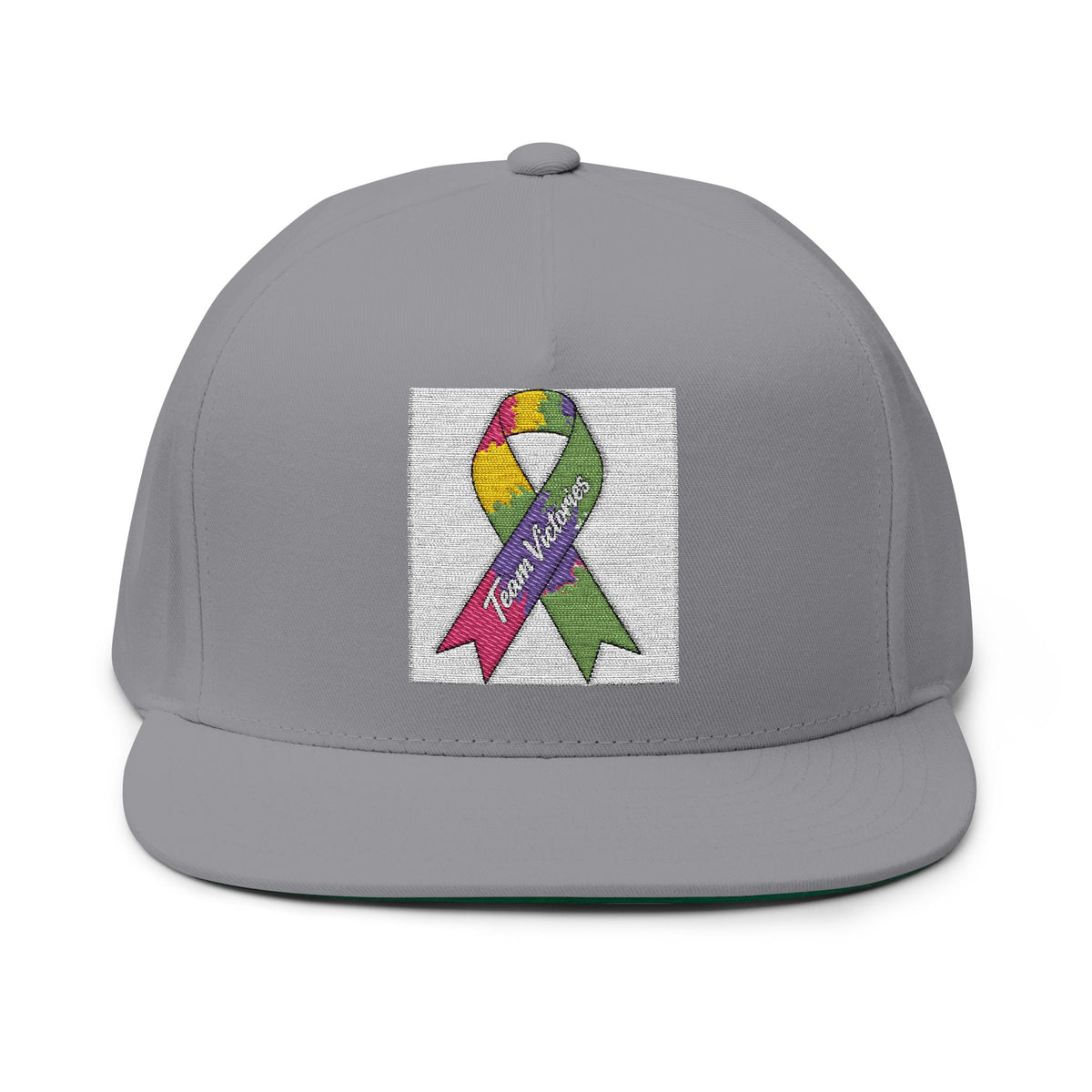 Embroidered Flat Bill Cap — Hat