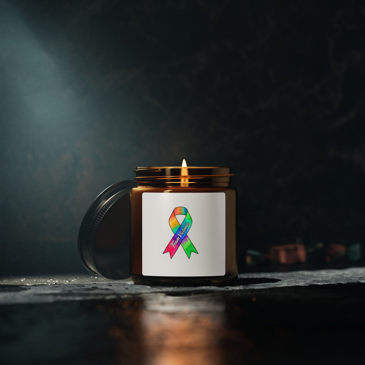 Soy Scented Candle - Amber Jar