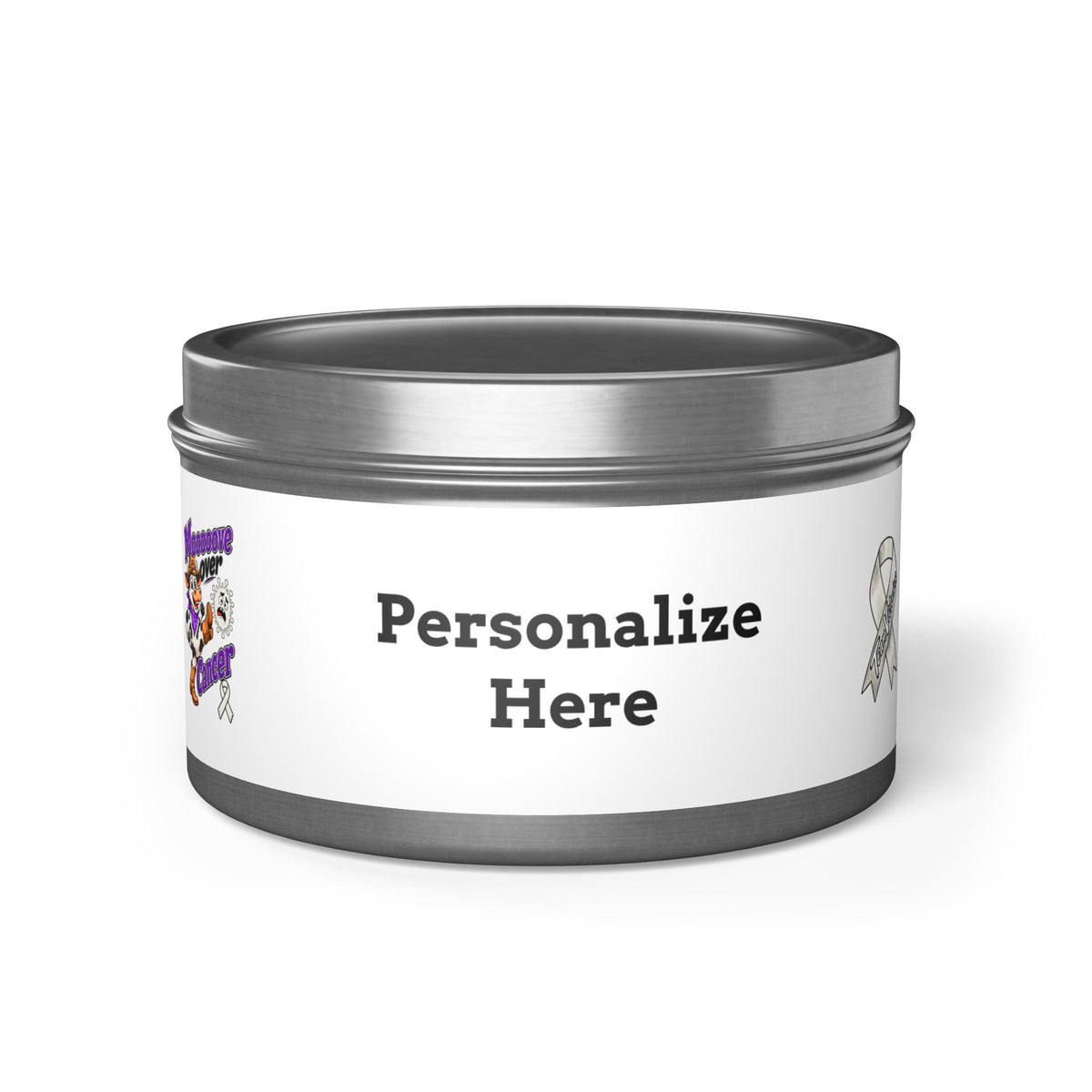 Scented Tin Candle - 4 oz & 8 oz - "Personalize"
