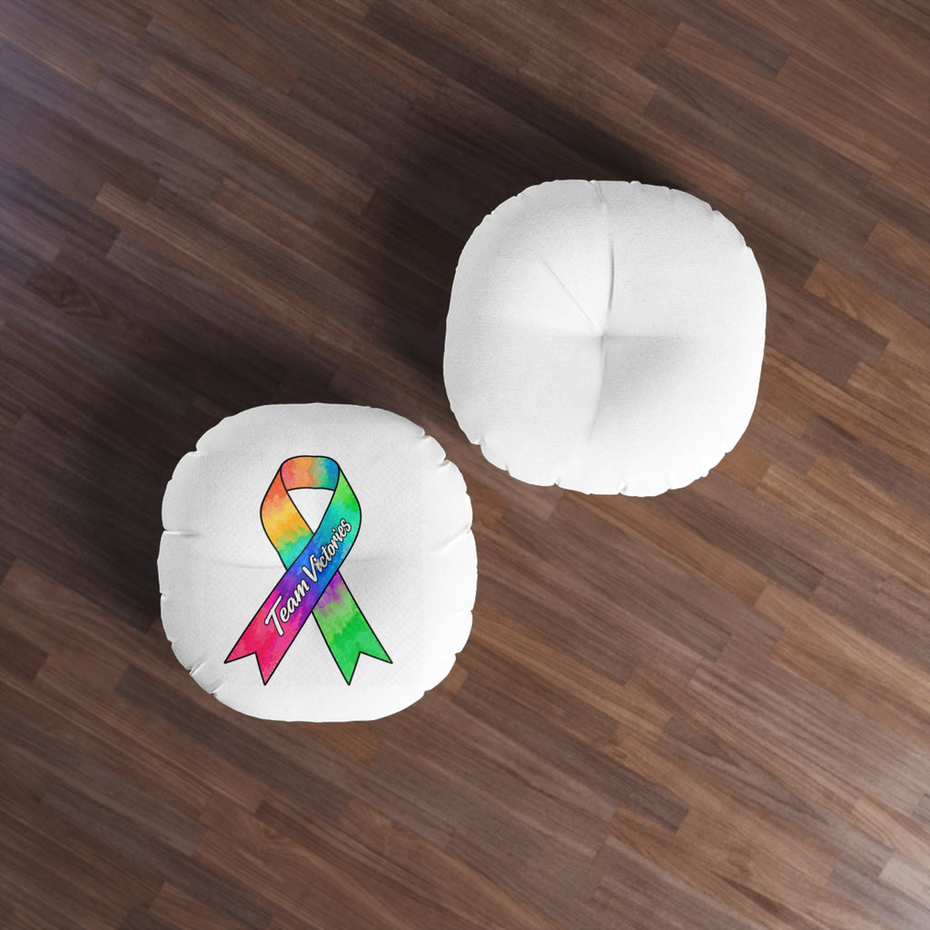 Round Tufted Floor Pillow