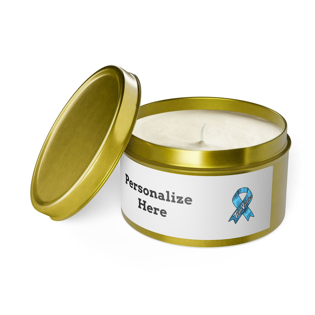 Scented Tin Candle - 4 oz & 8 oz - "Personalize"