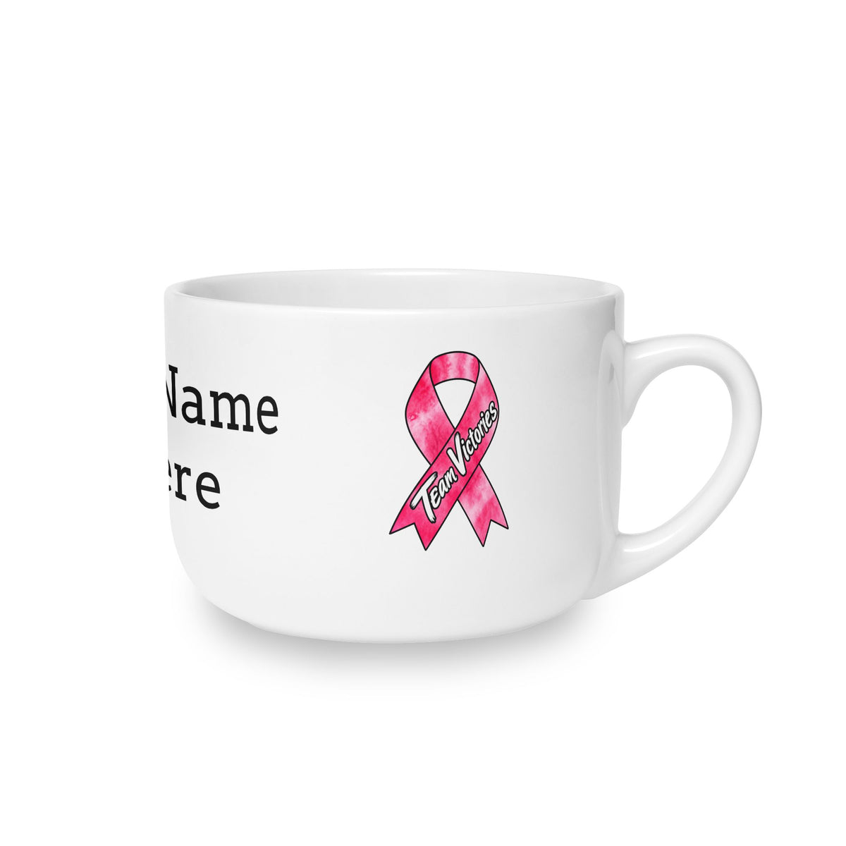 Ceramic Latte Mug - 25 oz - "Add Name Here"