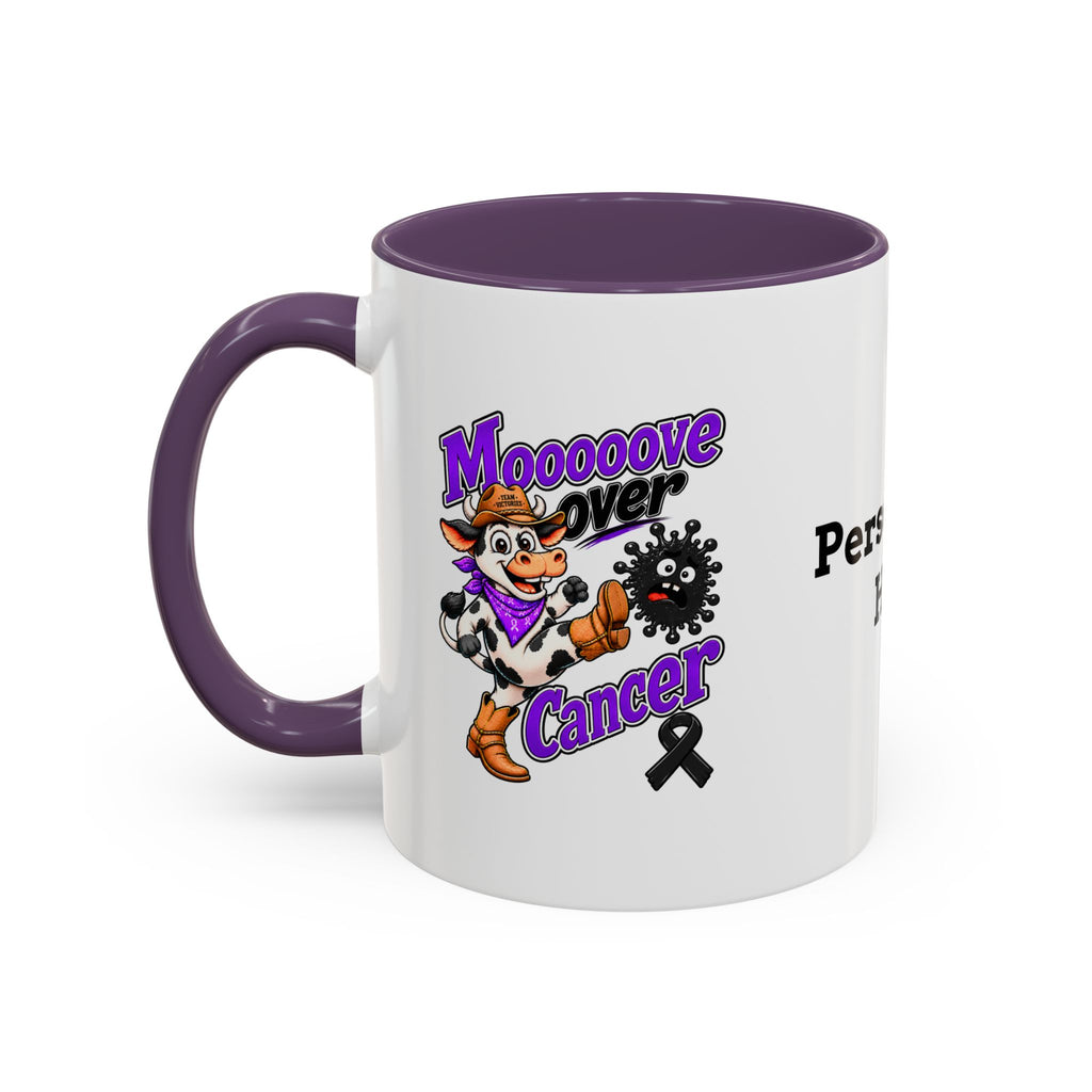 Color Accent Coffee Cup - 11 oz & 15 oz - "Personalize"