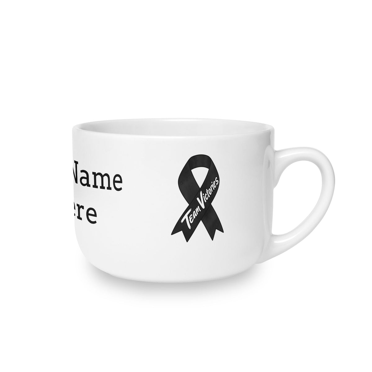 Ceramic Latte Mug - 25 oz - "Add Name Here"