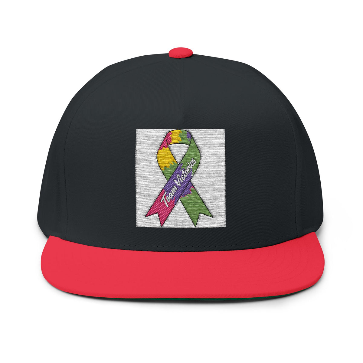 Embroidered Flat Bill Cap — Hat