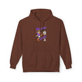 Brown Moooove Over Cancer hoodie with Lung Cancer awareness ribbon artwork