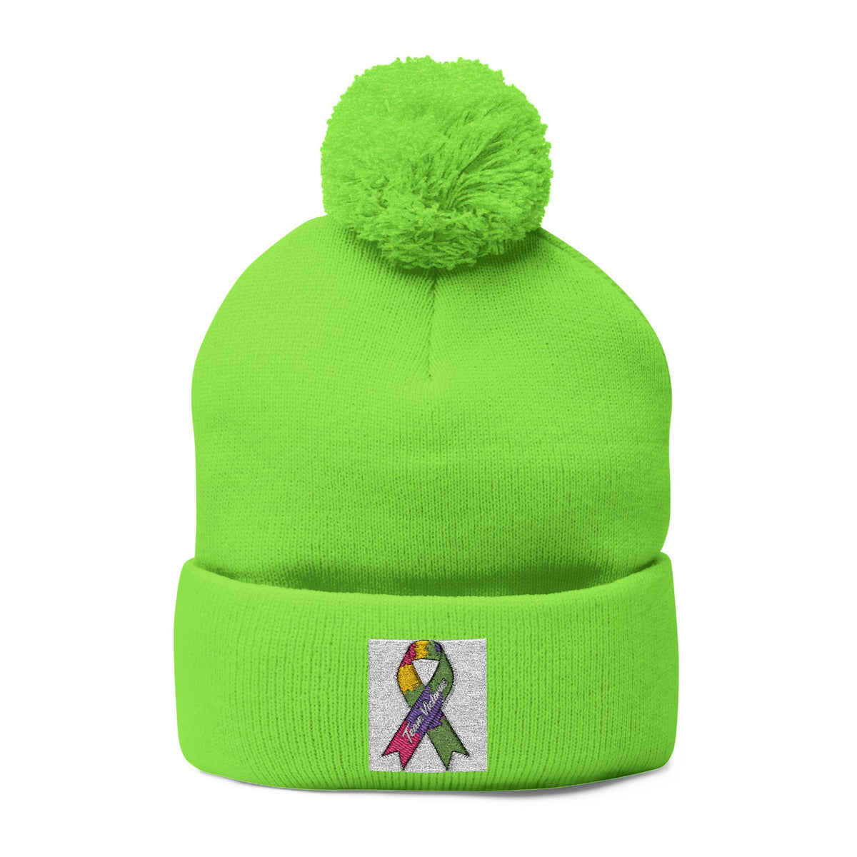 Pom-Pom Knit Cap