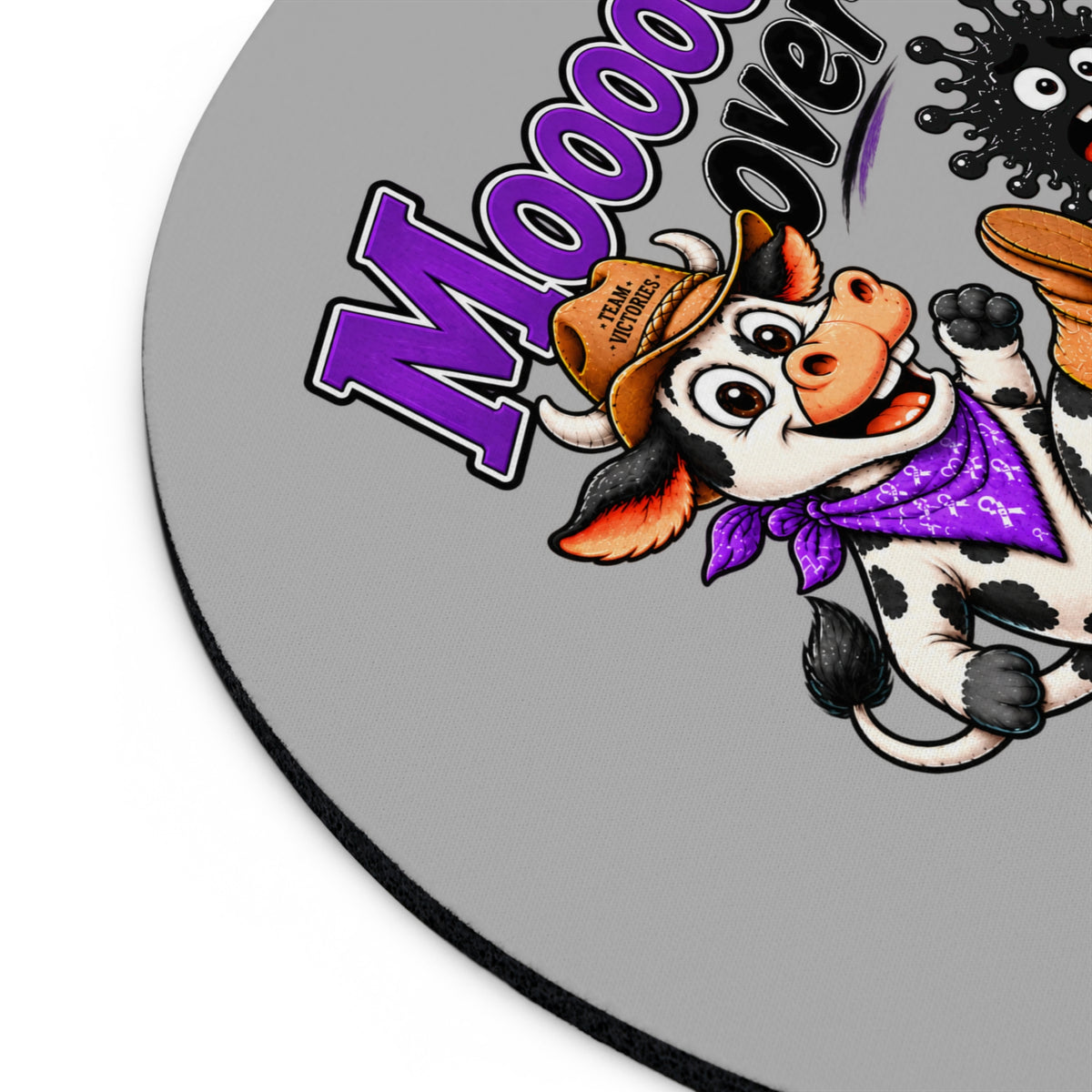 Mouse Pad - Round Lt Grey