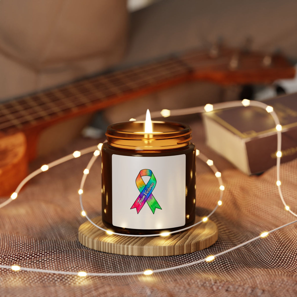Soy Scented Candle - Amber Jar