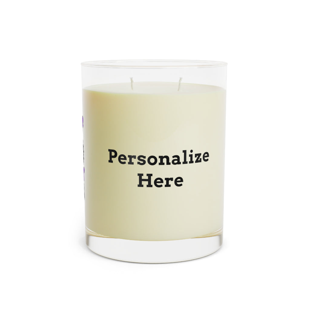 Scented Candle - 11oz Glass Jar - "Personalize"