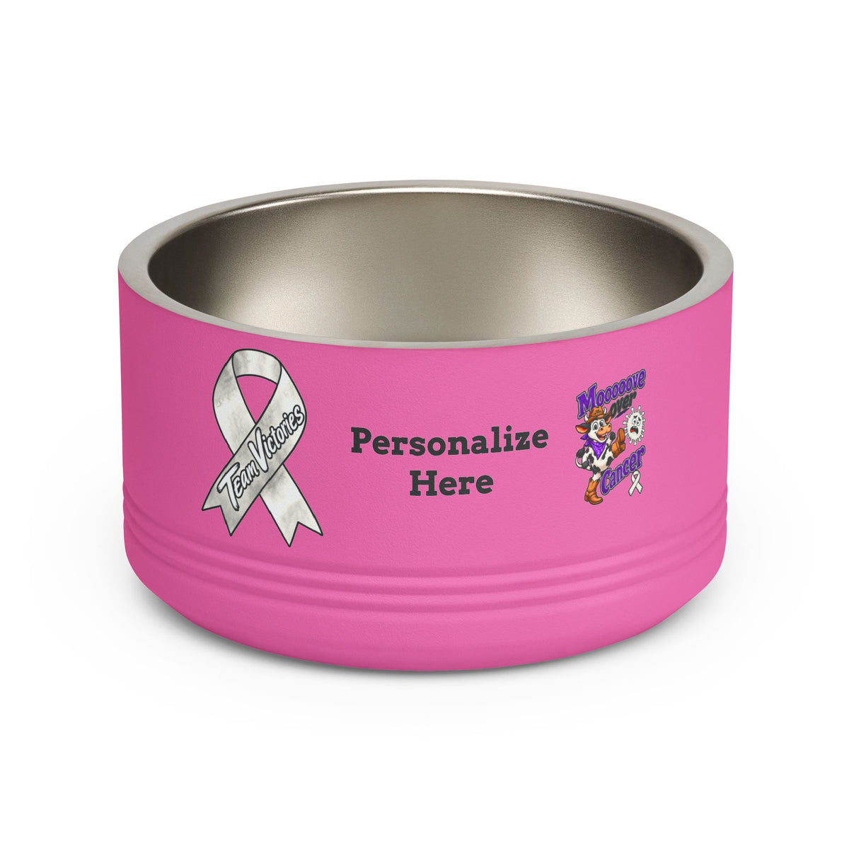 Pet Bowl - Stainless Steel - 18 oz - "Personalize"