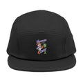 Moooove Over Cancer embroidered five-panel cap in black