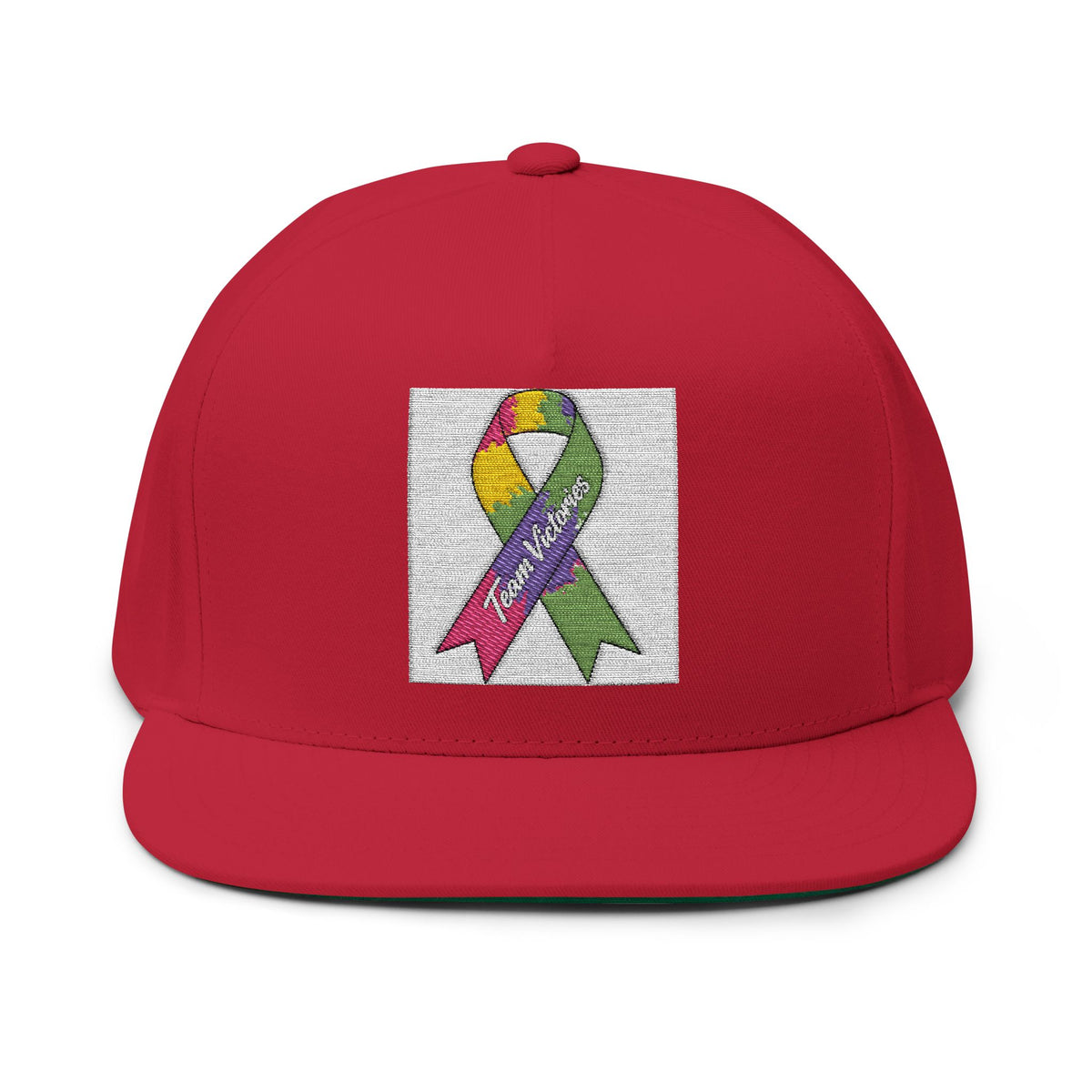 Embroidered Flat Bill Cap — Hat
